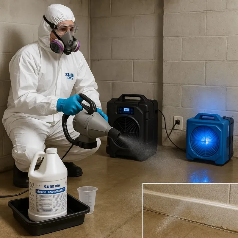 Sanitization and Odor Removal process in Rocklin, CA
